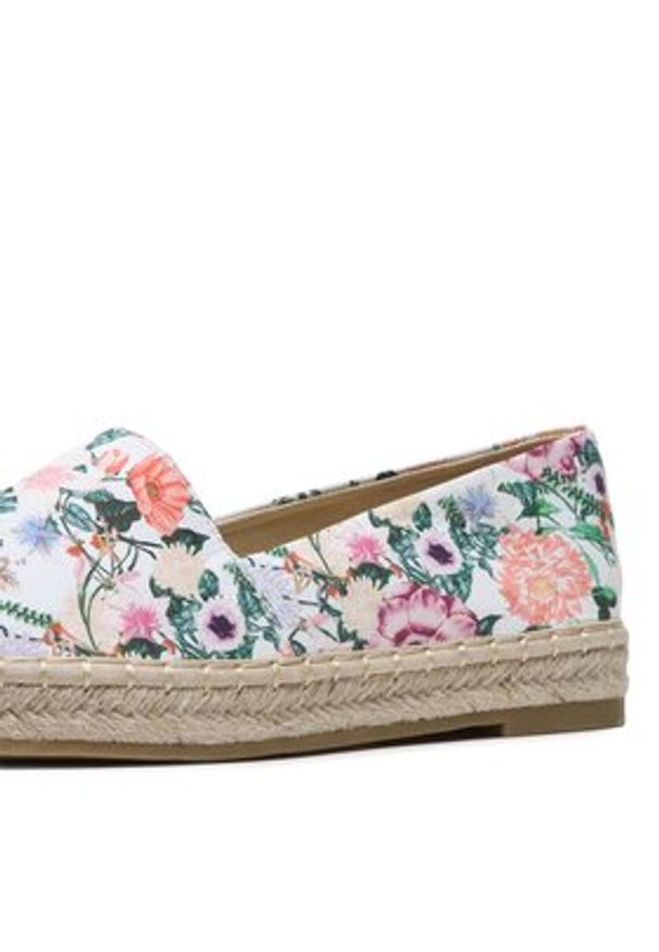DeeZee Espadryle WSS990-103 Biały. Kolor: biały. Materiał: materiał