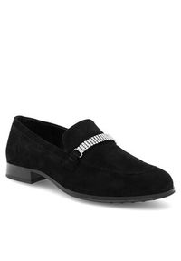 Sergio Bardi Loafersy WB-D1068-01SB Czarny. Kolor: czarny. Materiał: skóra, zamsz