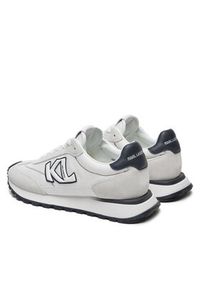Karl Lagerfeld - KARL LAGERFELD Sneakersy Kairo KL61124A Biały. Kolor: biały. Materiał: skóra #5