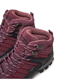 CMP Trekkingi Rigel Mid Wmn Trekking Shoes Wp 3Q12946 Bordowy. Kolor: czerwony. Materiał: skóra, zamsz #6