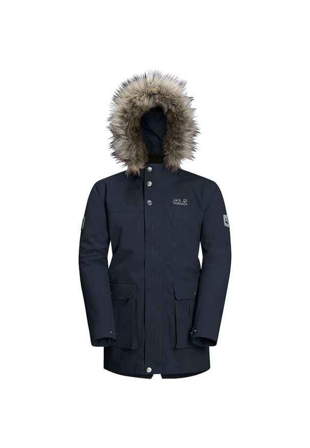 Kurtka trekkingowa dla dzieci Jack Wolfskin Kids Elk Island 3in1. Kolor: niebieski