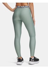 Legginsy treningowe damskie Under Armour HeatGear. Kolor: zielony. Sport: fitness