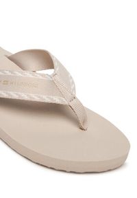 TOMMY HILFIGER - Tommy Hilfiger Japonki Webbing Beach Sandal FW0FW09038 Écru. Materiał: materiał #5