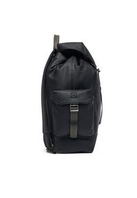 Calvin Klein Jeans Plecak Cargo Flap Backpack 43 LV04G3077G Czarny. Kolor: czarny. Materiał: skóra #4