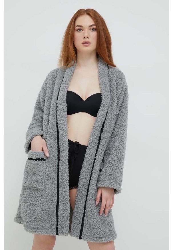 Kate Spade szlafrok kolor szary. Kolor: szary