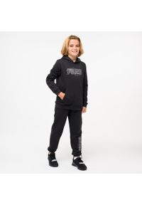 Bluza dziecięca Puma z kapturem. Typ kołnierza: kaptur. Kolor: czarny. Materiał: bawełna, materiał