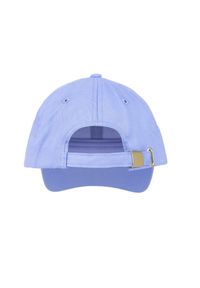 Ochnik - Błękitna czapka z daszkiem z logo. Kolor: niebieski. Materiał: bawełna. Wzór: haft. Styl: sportowy #4