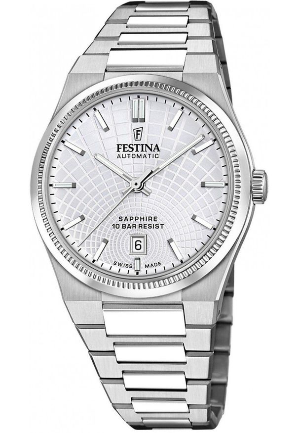 Zegarek męski Festina F20083-1 srebrny. Kolor: srebrny