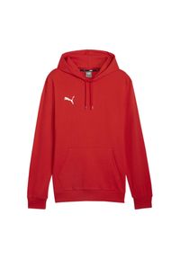 Puma - Męska Bluza Z Kapturem Team Goal Casual. Typ kołnierza: kaptur. Kolor: czerwony