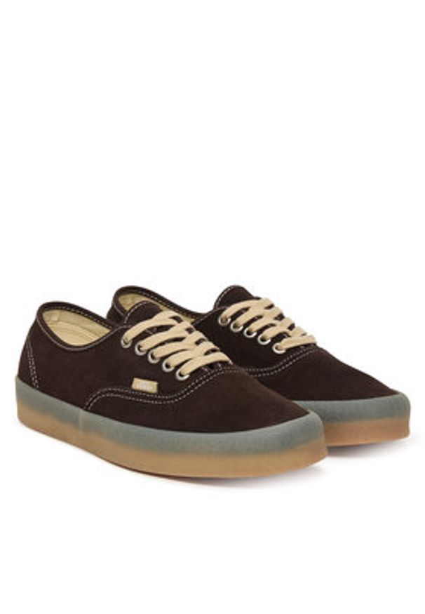 Vans Tenisówki Authentic VN000D7Y3N11 Brązowy. Kolor: brązowy. Materiał: skóra, zamsz
