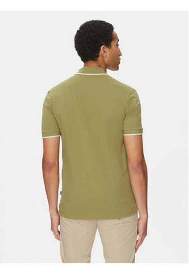 BOSS Polo Parlay 190 50494697 Zielony Regular Fit. Typ kołnierza: polo. Kolor: zielony. Materiał: bawełna