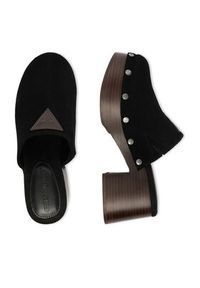 Guess Jeans Klapki EO-JDGJ66-4 Czarny. Kolor: czarny. Materiał: skóra, zamsz #5