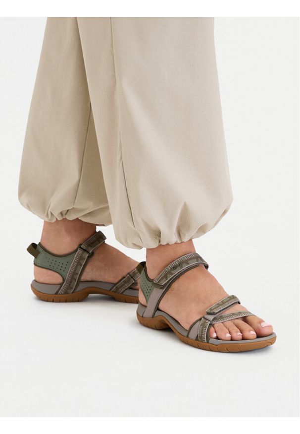 Teva Sandały Verra 1006263 Zielony. Kolor: zielony. Materiał: materiał