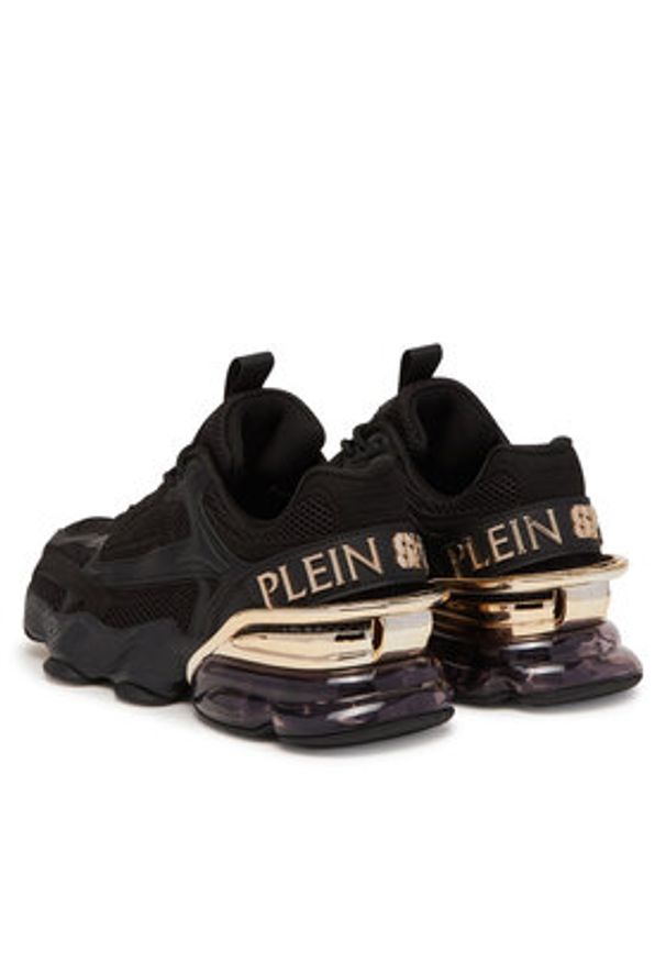 Plein Sport Sneakersy Thunderbeast // GEN.X.05 SAES USC0750 STE003N Czarny. Kolor: czarny. Materiał: materiał