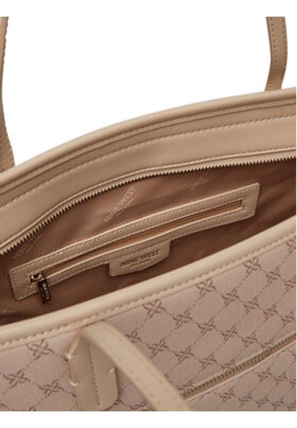 Nine West Torebka JH6389-NW Beżowy. Kolor: beżowy