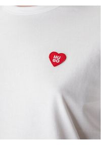 Hugo - HUGO T-Shirt Damacia 50562145 Biały Regular Fit. Kolor: biały. Materiał: bawełna #2