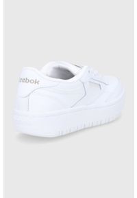 Reebok Classic buty CLUB C DOUBLE GW9120 kolor biały. Nosek buta: okrągły. Zapięcie: sznurówki. Kolor: biały. Materiał: guma. Obcas: na platformie. Model: Reebok Club, Reebok Classic