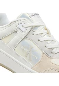 Calvin Klein Jeans Sneakersy Basket Cupsole Low Mix Ml Mtr YW0YW01490 Biały. Kolor: biały #5