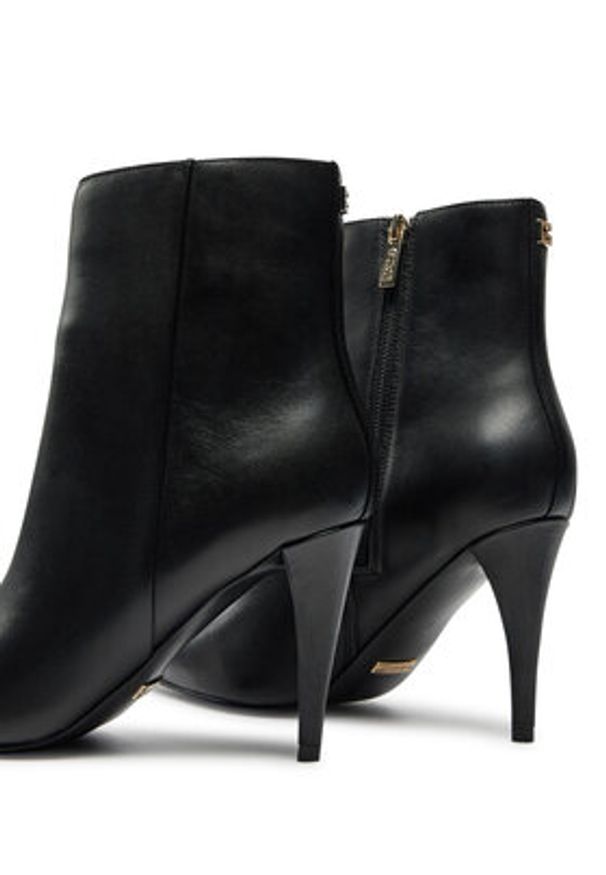 Guess Botki Slinks FLFSLI LEA10 Czarny. Kolor: czarny. Materiał: skóra