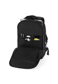 QUADRA - Qtech Charge Convertible Backpack. Kolor: czarny