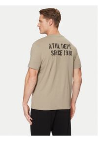 Guess T-Shirt Z5RI14 J1314 Beżowy Regular Fit. Kolor: beżowy. Materiał: bawełna
