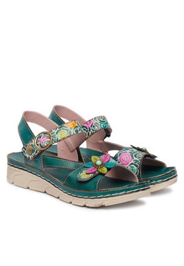 Laura Vita Sandały Dorry 21 Niebieski. Kolor: niebieski. Materiał: skóra