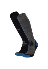 XTREME - Skarpety uciskowe outdoorowe unisex. Kolor: szary. Materiał: wełna, poliamid, elastan. Sport: narciarstwo, turystyka piesza #1