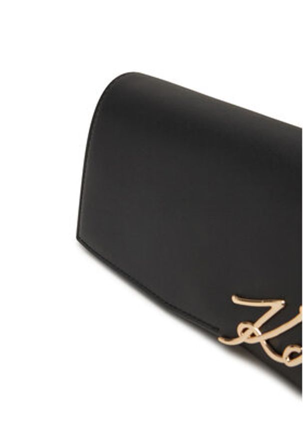 Karl Lagerfeld - KARL LAGERFELD Torebka A2W32033 Czarny. Kolor: czarny. Materiał: skórzane