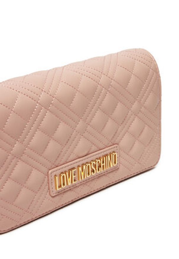 Love Moschino - LOVE MOSCHINO Torebka JC4079PP0LLA0601 Różowy. Kolor: różowy. Materiał: skórzane