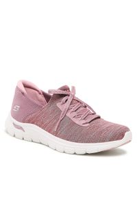 skechers - Sneakersy Skechers Entranced 104373/MVE Mauve. Kolor: różowy. Materiał: materiał #1