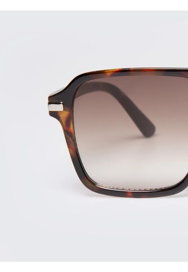 Big-Star - Okulary przeciwsłoneczne damskie brązowe Heden 803. Kolor: brązowy