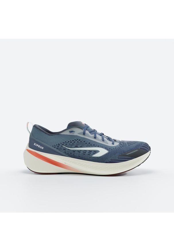 KIPRUN - Buty do biegania męskie Kiprun Cushion 500. Kolor: żółty, wielokolorowy, niebieski, zielony. Szerokość cholewki: normalna