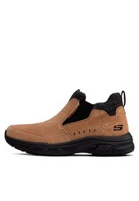 skechers - Skechers Półbuty Bombarder 237283/BRBK Brązowy. Kolor: brązowy. Materiał: zamsz, skóra #6