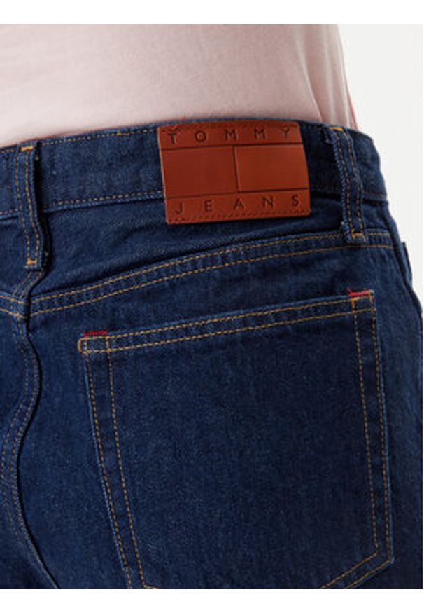 Tommy Jeans Szorty jeansowe DW0DW20094 Granatowy Relaxed Fit. Kolor: niebieski. Materiał: bawełna
