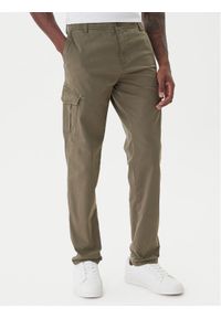 Mustang Spodnie materiałowe Daytona 1016826 Zielony Slim Fit. Kolor: zielony. Materiał: bawełna