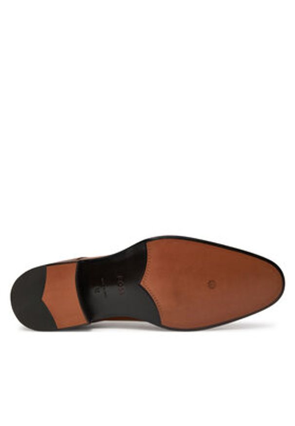 BOSS Półbuty Rill 50534034 Brązowy. Kolor: brązowy. Materiał: skóra