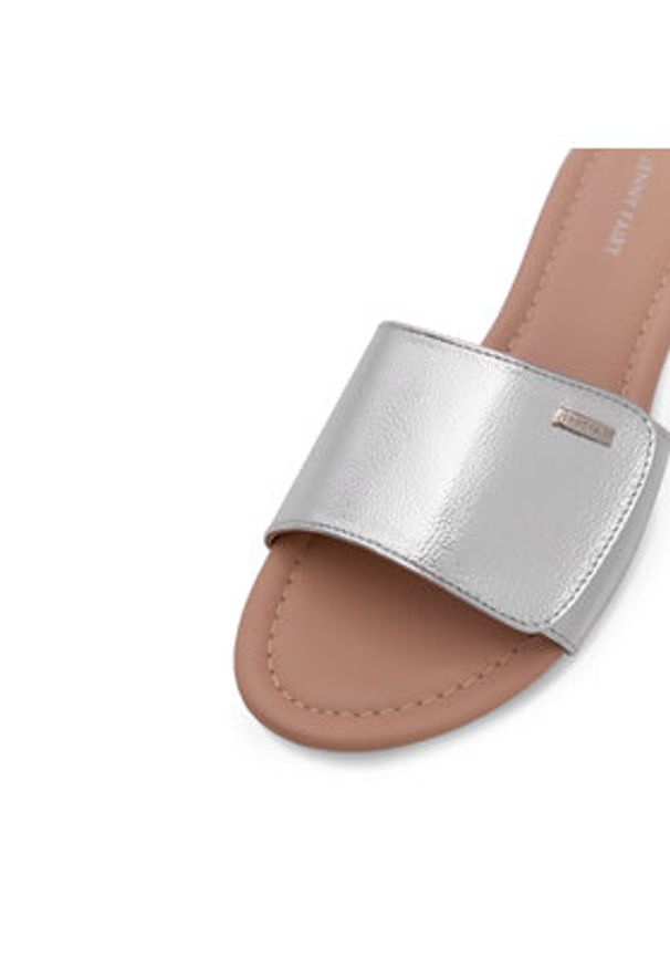 Jenny Fairy Klapki WFA2740-1 Srebrny. Kolor: srebrny. Materiał: syntetyk