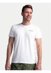 Petrol Industries T-Shirt M-1040-TSR603 Biały Regular Fit. Kolor: biały. Materiał: bawełna #1