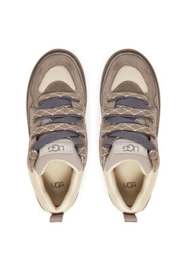 Ugg Sneakersy M Lo Lowmel 1169493 Szary. Kolor: szary. Materiał: skóra, zamsz
