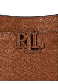 Lauren Ralph Lauren - LAUREN RALPH LAUREN Torebka 431982184001 Brązowy. Kolor: brązowy. Materiał: skórzane #6