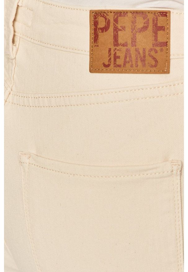 Pepe Jeans - Jeansy Dion. Stan: podwyższony. Kolor: beżowy