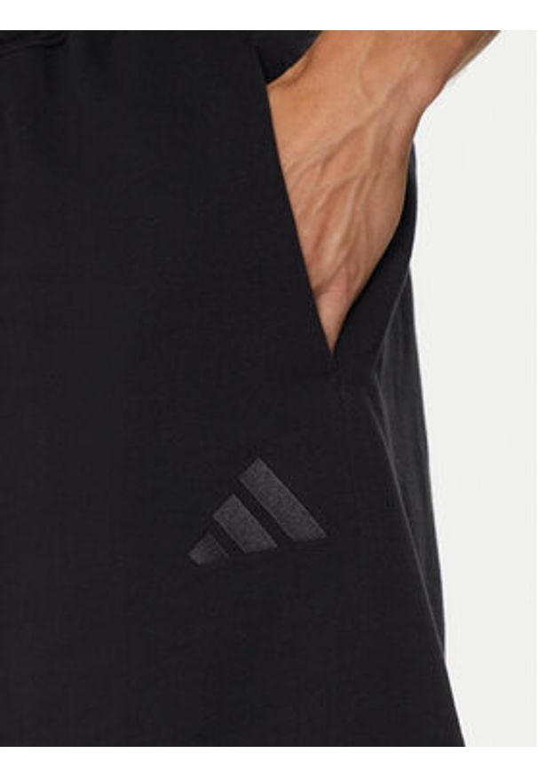 Adidas - adidas Szorty sportowe ALL SZN French IX1247 Czarny Regular Fit. Kolor: czarny. Materiał: bawełna. Styl: sportowy