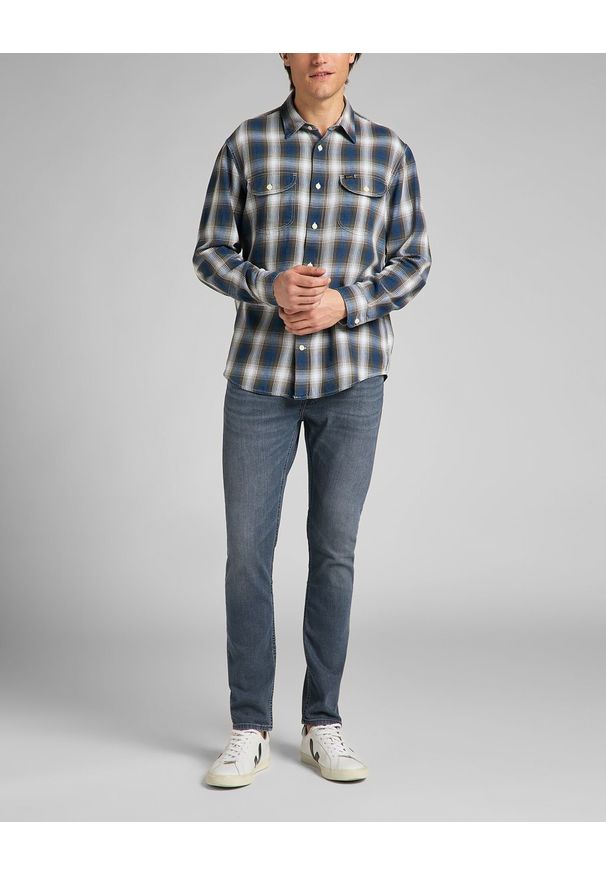 Lee - LEE WORKER SHIRT SERPICO GREEN L68HMJOJ 112140618