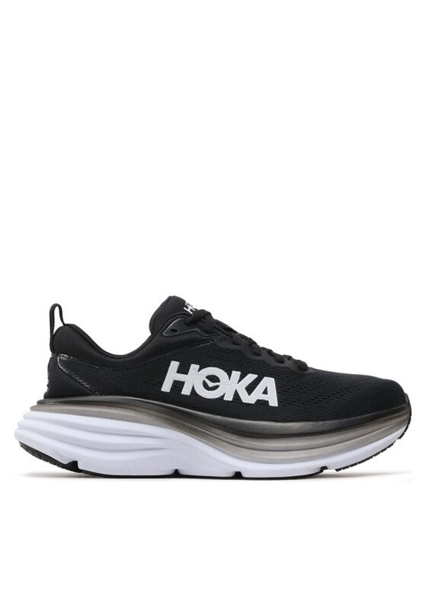 HOKA - Hoka Buty do biegania Bondi 8 1127952 Czarny. Kolor: czarny. Materiał: materiał