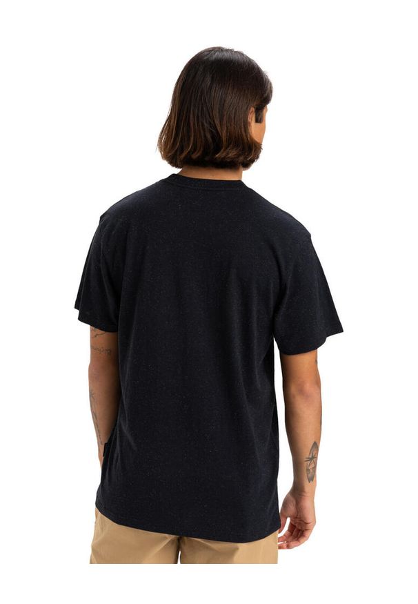 Quiksilver - Koszulka z krótkim rękawem dla Mężczyzn NEPS Czarny. Kolor: brązowy, zielony, wielokolorowy. Materiał: materiał, poliester, bawełna. Długość rękawa: krótki rękaw. Długość: krótkie