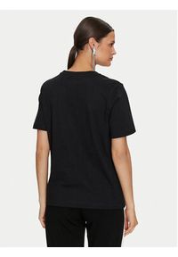 Guess T-Shirt Sara V4YI01 K8FQ4 Czarny Regular Fit. Kolor: czarny. Materiał: bawełna