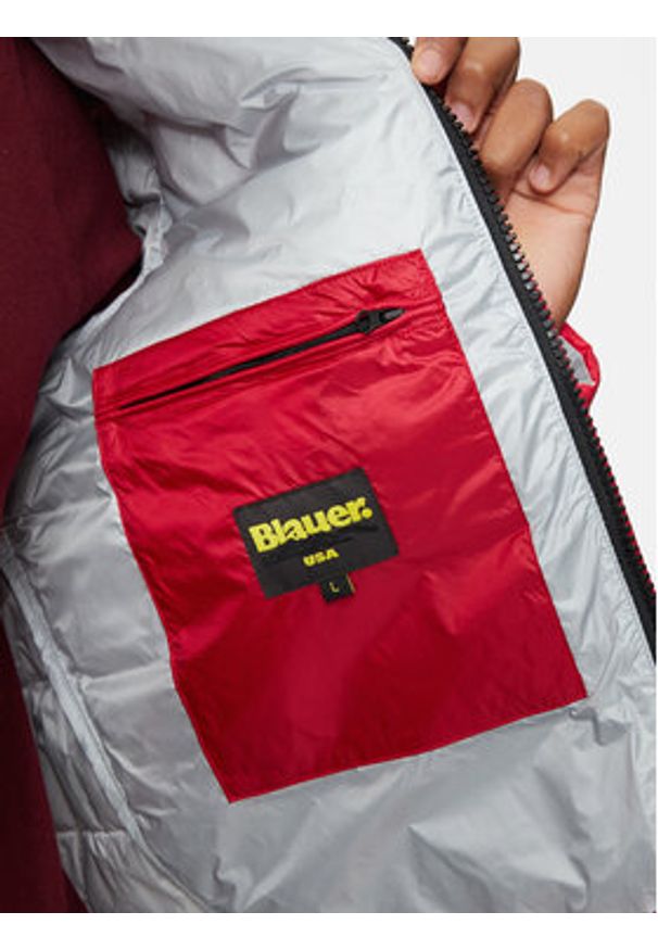 Blauer Kurtka puchowa 24WBLUC03023 Czerwony Regular Fit. Kolor: czerwony. Materiał: syntetyk