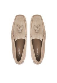 Calvin Klein Mokasyny Driver Tassels Su HM0HM02028 Beżowy. Kolor: beżowy. Materiał: zamsz, skóra #6
