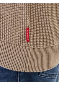 JOOP! Jeans Sweter 15 JJK-11Olivier 30047100 Beżowy Modern Fit. Kolor: beżowy. Materiał: bawełna #4