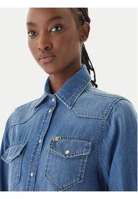 Liu Jo Koszula jeansowa UA6339 D4851 Granatowy Regular Fit. Kolor: niebieski. Materiał: bawełna #2